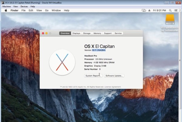 Virtualbox For Mac El Capitan Download